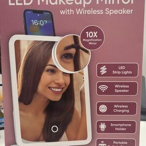 EVRSKN LED Makeup Mirror with Wireless Speaker